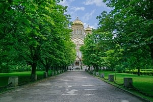 83875380 - outdoor cathedral at liepaja, latvia. 2017 karaosta