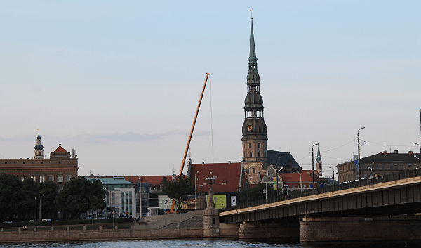 St.Peatures Church In Riga. Riga Tours.