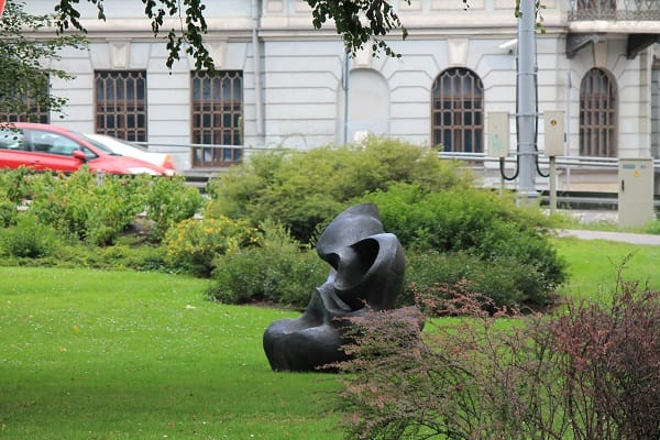 Riga castle park
