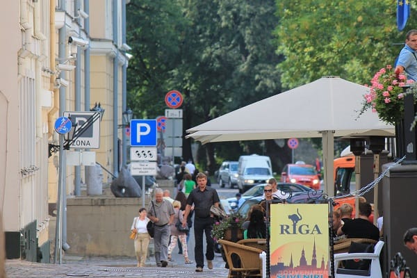 Streets of Riga old town