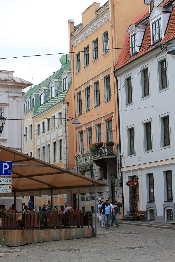 Riga old town streets